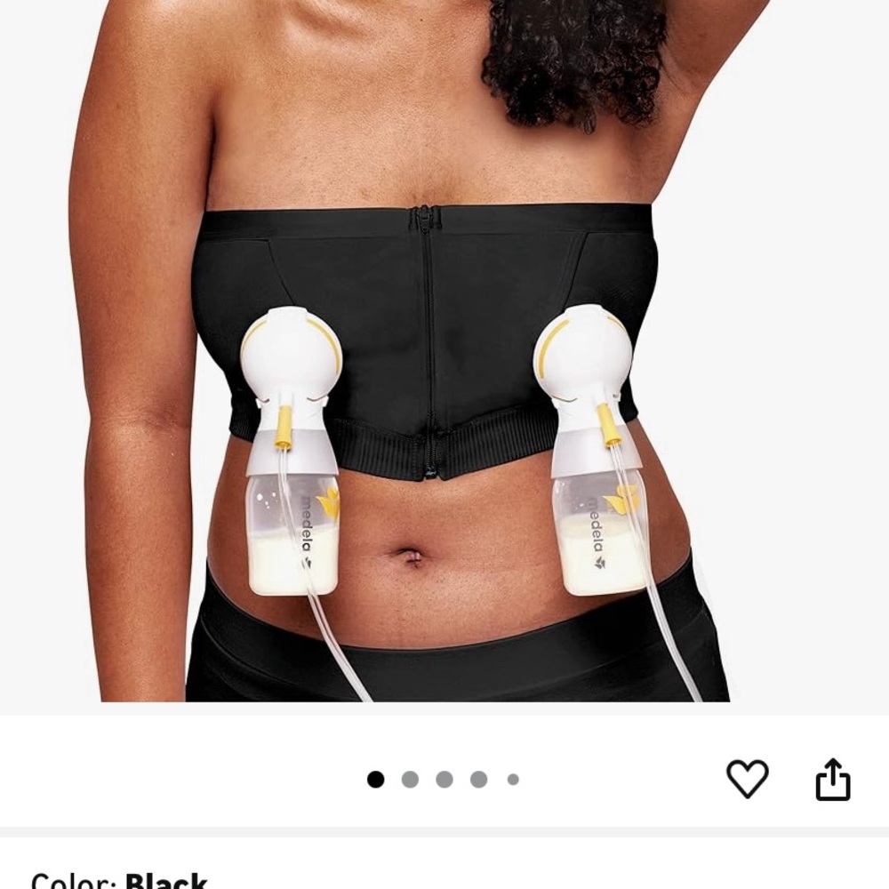 Medela Black Pumping Bra